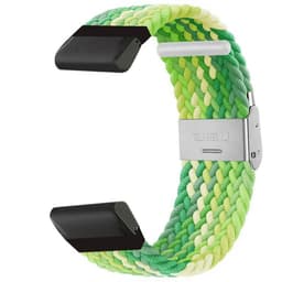 Punottu kellon ranneke Garmin Quatix 7 - Gradient green
