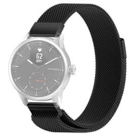 SKALO Milanese Loop to Huawei Watch GT 5 41mm - Musta