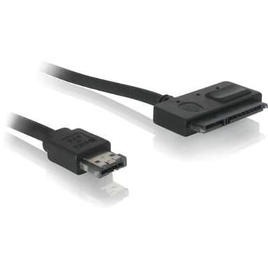 DeLOCK Power Over eSATA till SATA virta & HDD-kaapeli, 5V, 0,5m