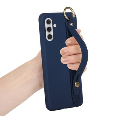 SKALO Samsung A13 5G Käsihihna TPU-suojakuori - Sininen
