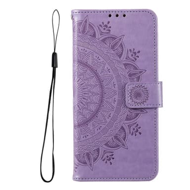 SKALO Samsung A04s 4G Mandala lompakkokotelo - Violetti
