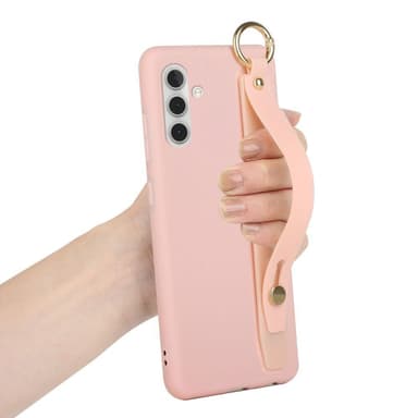 SKALO Samsung A13 5G Käsihihna TPU-suojakuori - Pinkki