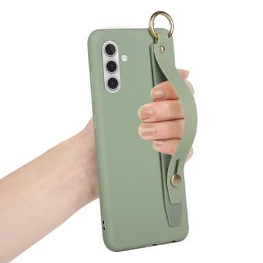 SKALO Samsung A13 5G Käsihihna TPU-suojakuori - Vihreä