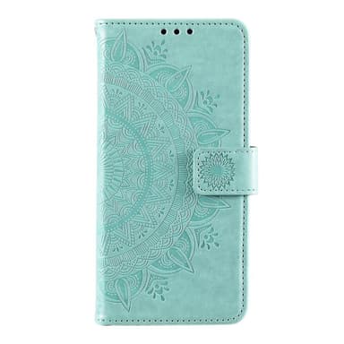 SKALO Samsung A04s 4G Mandala lompakkokotelo - Turkoosi