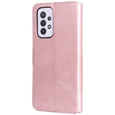 SKALO Samsung A33 5G Classic Lompakkokotelo - Ruusukulta