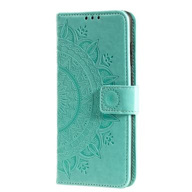 SKALO Samsung A53 5G Mandala lompakkokotelo - Turkoosi
