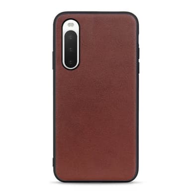 Nahka kuori Sony Xperia 10 IV - Ruskea