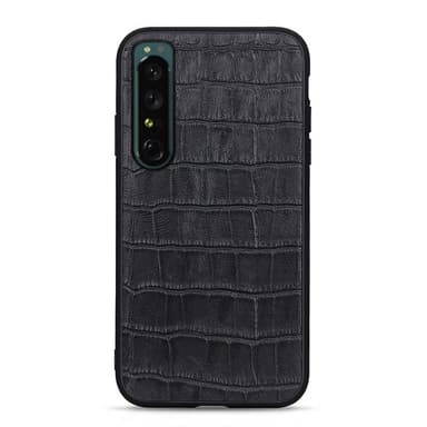 Krokotiilinahkainen kuori Sony Xperia 1 IV - Musta