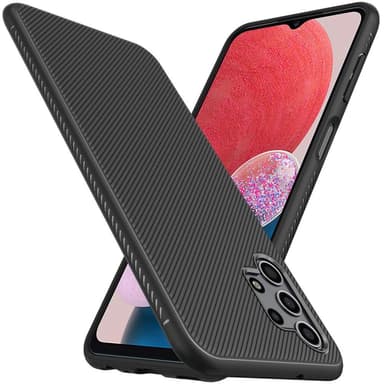 SKALO Samsung A13 4G Twill TPU kuori - - Musta