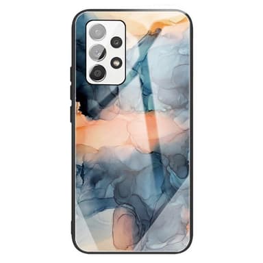 SKALO Samsung A13 4G Marmori karkaistu lasi TPU-suojakuori - #1
