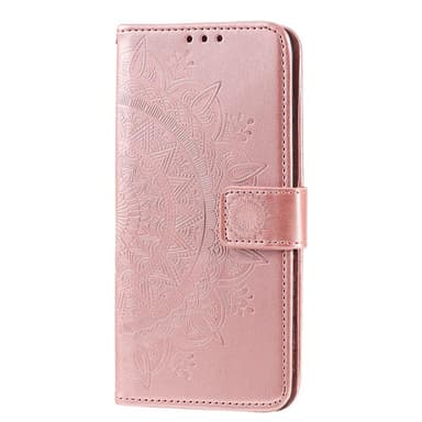 SKALO Samsung A13 4G Mandala lompakkokotelo - Ruusukulta