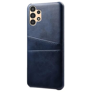 SKALO Samsung A13 4G PU-nahkainen Korttikotelo - Sininen