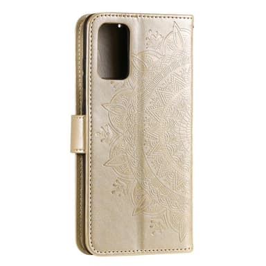 SKALO Samsung A53 5G Mandala lompakkokotelo - Kulta