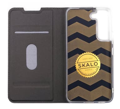 SKALO Samsung S22+ Lompakkokotelo Ultra-ohut muotoilu - Sininen