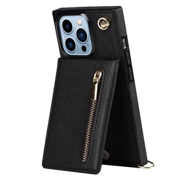 Zipper kaulakorukotelo Apple iPhone 13 Pro - Musta