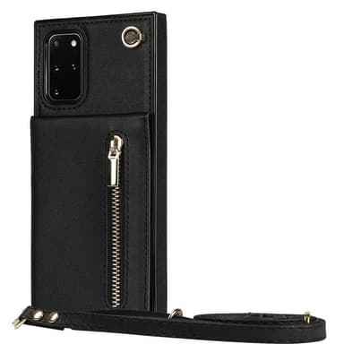 Zipper kaulakorukotelo Samsung Galaxy S20 Plus - Musta