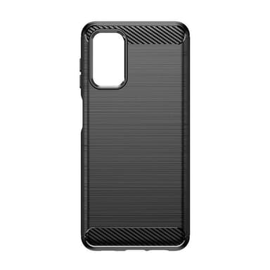 SKALO Samsung A13 4G Armor Carbon Iskunkestävä TPU suojakuori - Punainen