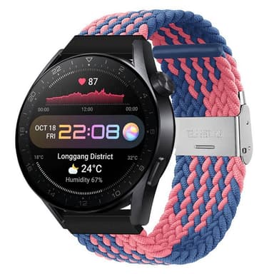Punottu elastinen rannekoru Huawei Watch 3 Pro (48mm) - bluepowder