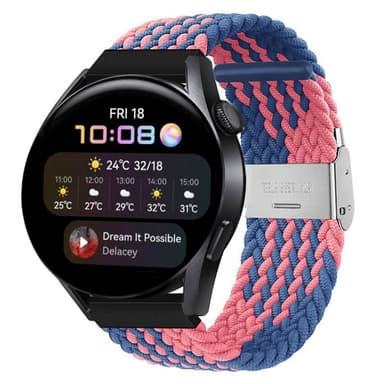 Punottu elastinen rannekoru Huawei Watch 3 (46mm) - bluepowder