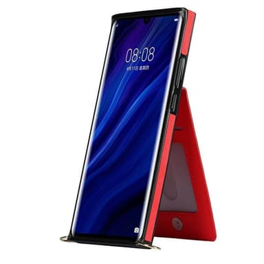 Zipper kaulakorukotelo Huawei Mate 20 - Punainen