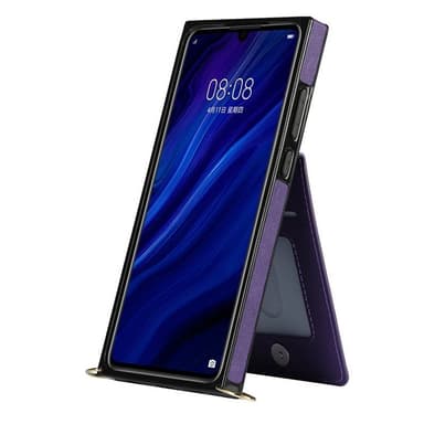 Zipper kaulakorukotelo Huawei P30 - Violetti