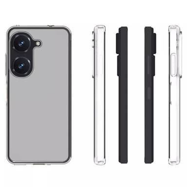 Silikonikotelo läpinäkyvä Asus Zenfone 9