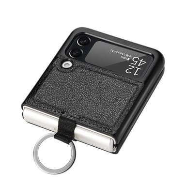 Ring kotelo Samsung Galaxy Z Flip 4 - Musta