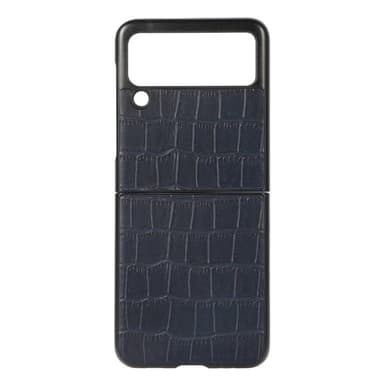 Krokotiilinahkainen kuori Samsung Galaxy Z Flip 4 - Sininen