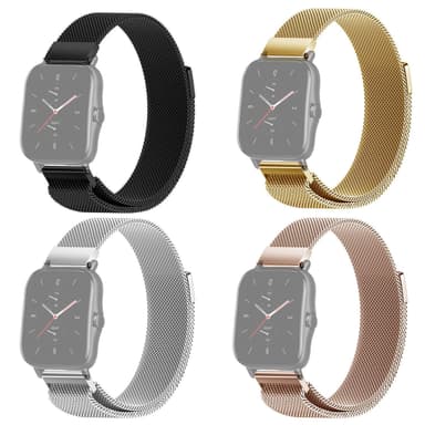 SKALO Milanese Loop to Amazfit GTS 2/2e/2 Mini - Ruusukulta