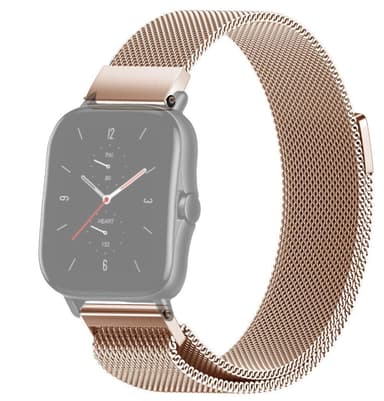 SKALO Milanese Loop to Amazfit GTS 2/2e/2 Mini - Ruusukulta
