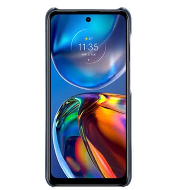 SKALO Motorola Moto E32/E32s PU-nahkainen Korttikotelo - Sininen
