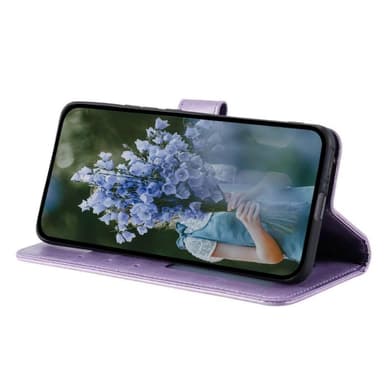 SKALO Motorola Moto E32/E32s Mandala lompakkokotelo - Violetti