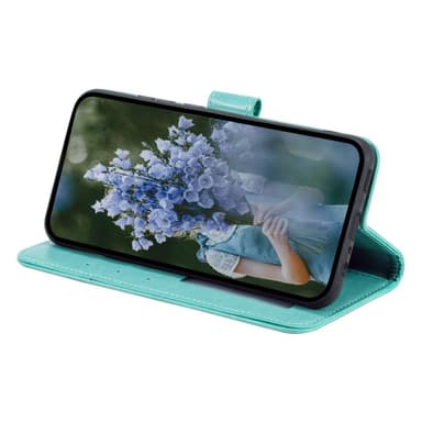 SKALO Motorola Moto E32/E32s Mandala lompakkokotelo - Turkoosi