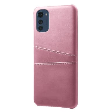 SKALO Motorola Moto E32/E32s PU-nahkainen Korttikotelo - Ruusukulta