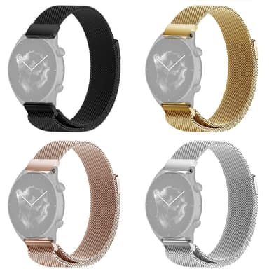 SKALO Milanese Loop to Amazfit GTR 2/2e - Musta