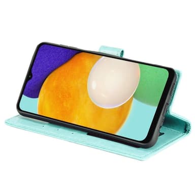 SKALO Samsung A04s 4G Mandala lompakkokotelo - Turkoosi