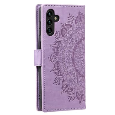 SKALO Samsung A04s 4G Mandala lompakkokotelo - Violetti