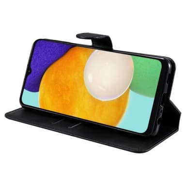 SKALO Samsung A04s 4G Classic Lompakkokotelo - Musta