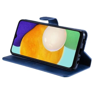 SKALO Samsung A13 5G Classic Lompakkokotelo - Sininen