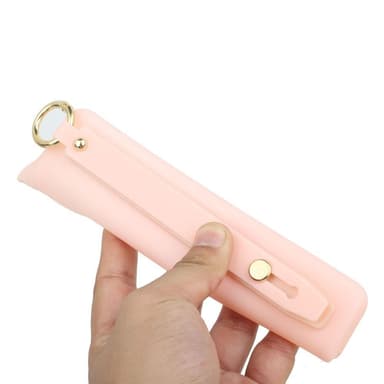SKALO Samsung A13 5G Käsihihna TPU-suojakuori - Pinkki