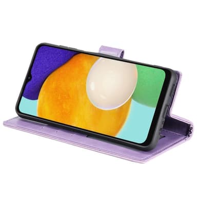 SKALO Samsung A04s 4G Mandala lompakkokotelo - Violetti
