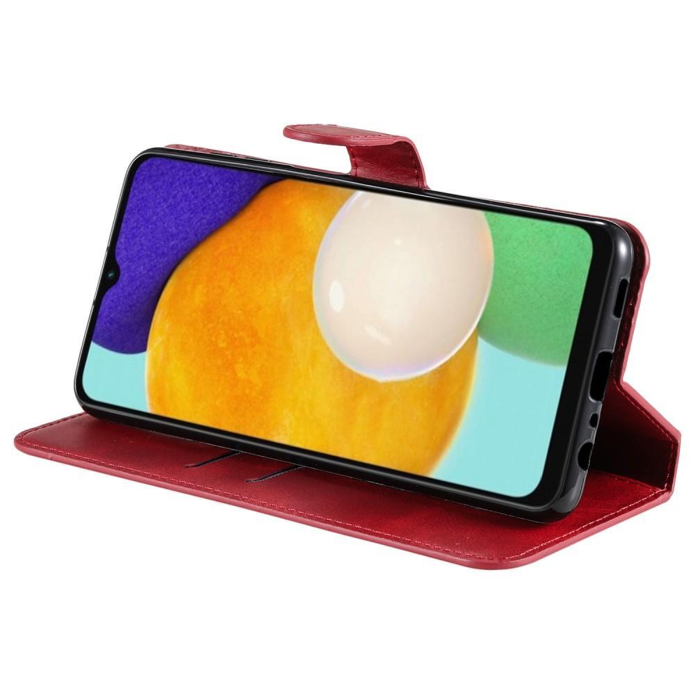 SKALO Samsung A04s 4G Classic Lompakkokotelo - Punainen