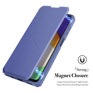 DUX DUCIS Samsung A13 5G Skin X Series Flip-suoja - Sininen