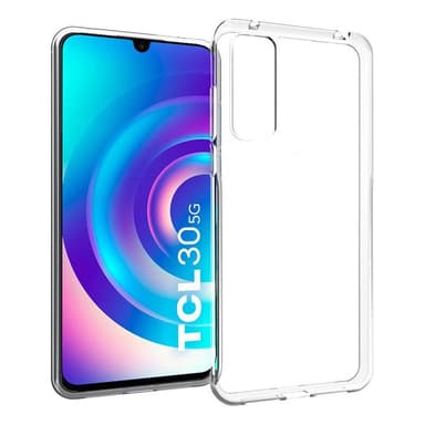 Silikonikotelo läpinäkyvä TCL 30 5G
