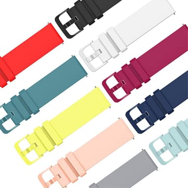 SKALO Silikoniranneke Amazfit GTS 3 - Viininpunainen