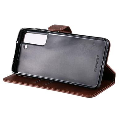 SKALO Samsung S21 FE Classic Lompakkokotelo - Ruskea