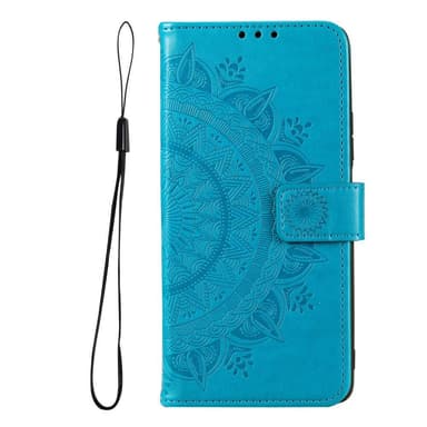 SKALO Samsung A53 5G Mandala lompakkokotelo - Sininen