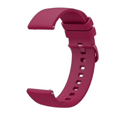 SKALO Silikoniranneke Garmin Vivomove 3 - Viininpunainen