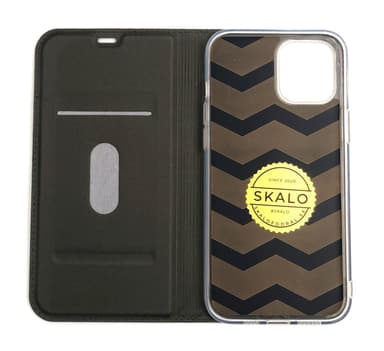 SKALO iPhone 13 Pro Max Lompakkokotelo Ultra-ohut muotoilu - Tummanharmaa