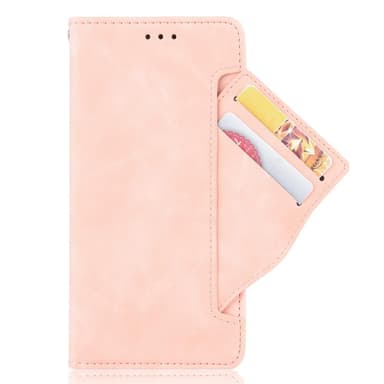 SKALO Moto G20/G30 6-lokeroa Lompakkokotelo - Pinkki